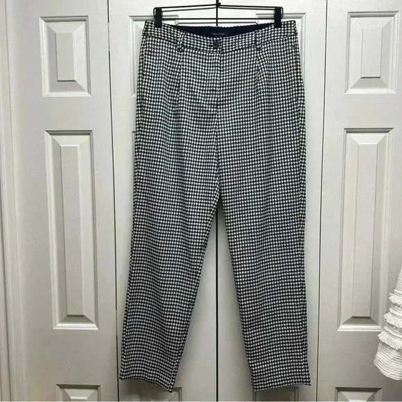Tommy Hilfiger Black and White Checkered Trousers - Picture 1 of 10